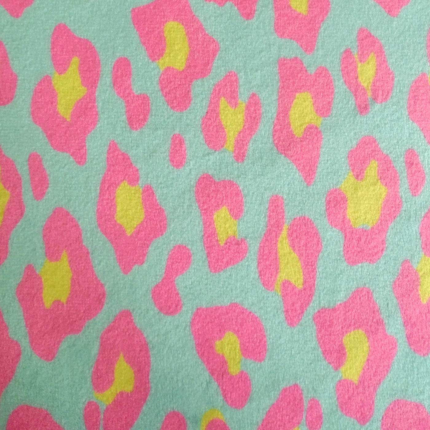 Fearless Leopard Lampshade with Gold Lining in Candy Pink and Mint Green