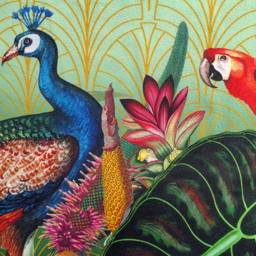 Tropicana Art Deco Lampshade with Gold Lining