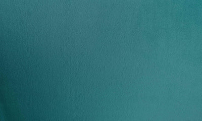 Teal Blue Velvet Lampshade with Mirror Silver Lining