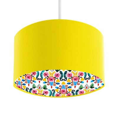 Mexican Fiesta Yellow Lampshade